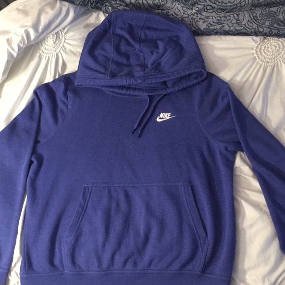 blue and purple nike hoodie